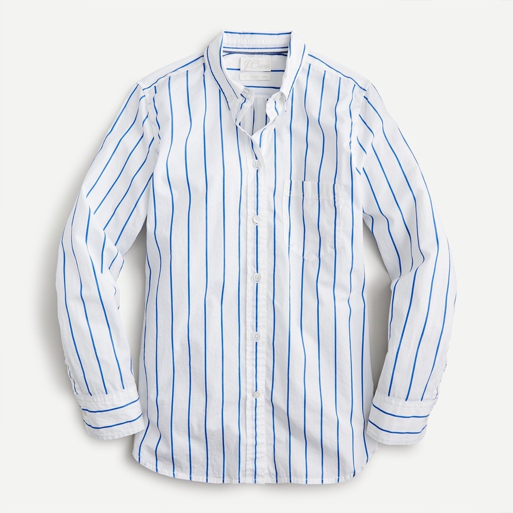 NWOT J. Crew Classic Fit Poplin Shirt